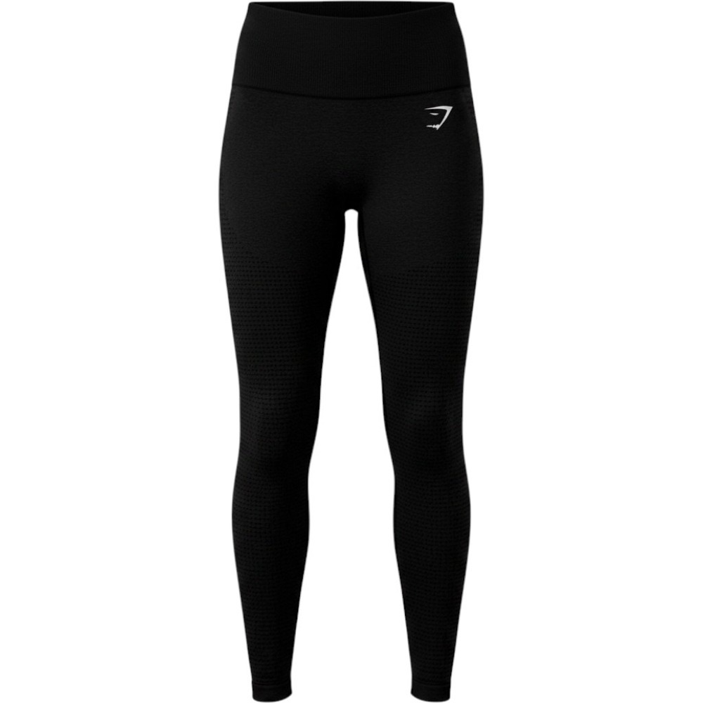 Gymshark Energy+ Seamless Legging Women Gray High Waist Eyelet Mesh Compression‎